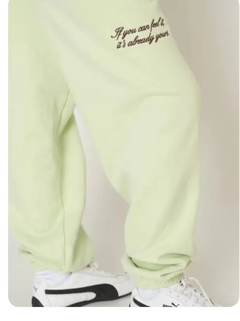 Mayfair MANIFEST fleece joggersNWT